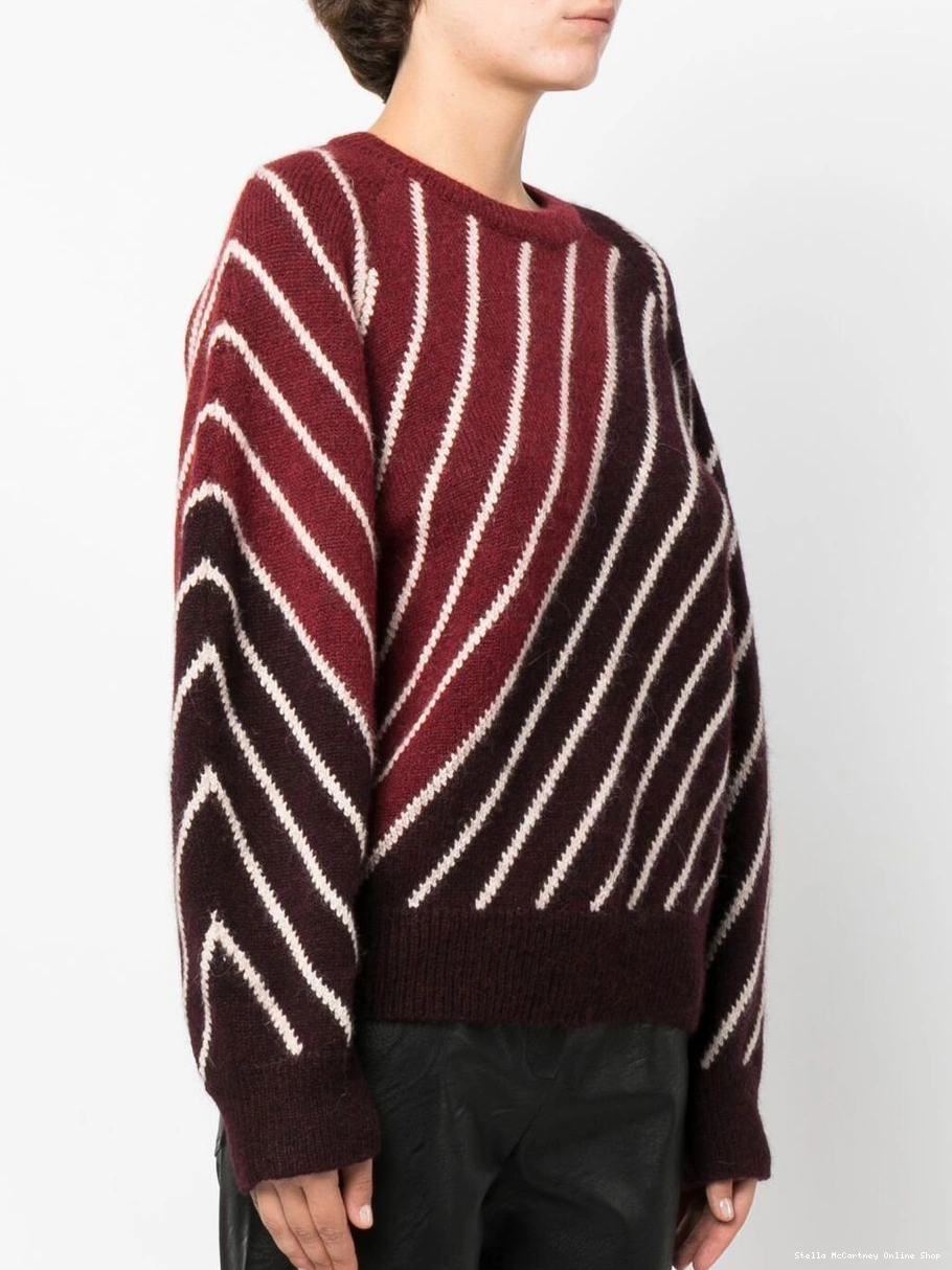 Affordable McCartney Women jumper Stella diagonal-stripe 0723
